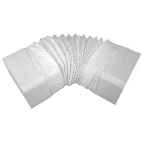 Tube souple rectangulaire 55x220 - TFR 300 S&P UNELVENT - 833164  Conduit souple long. 50 cm