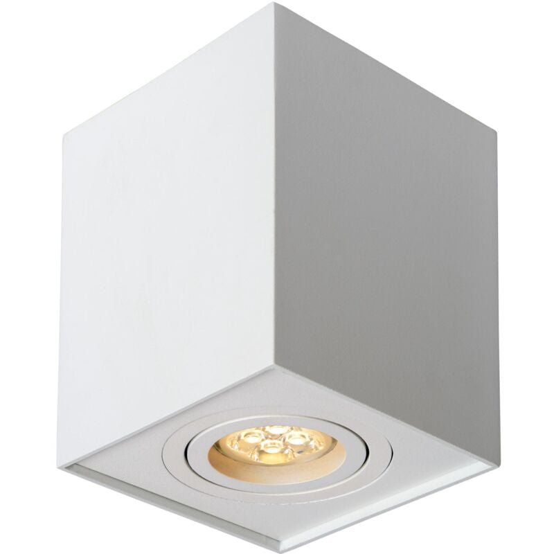 Tube Spot plafond-Blanc-1xGU10