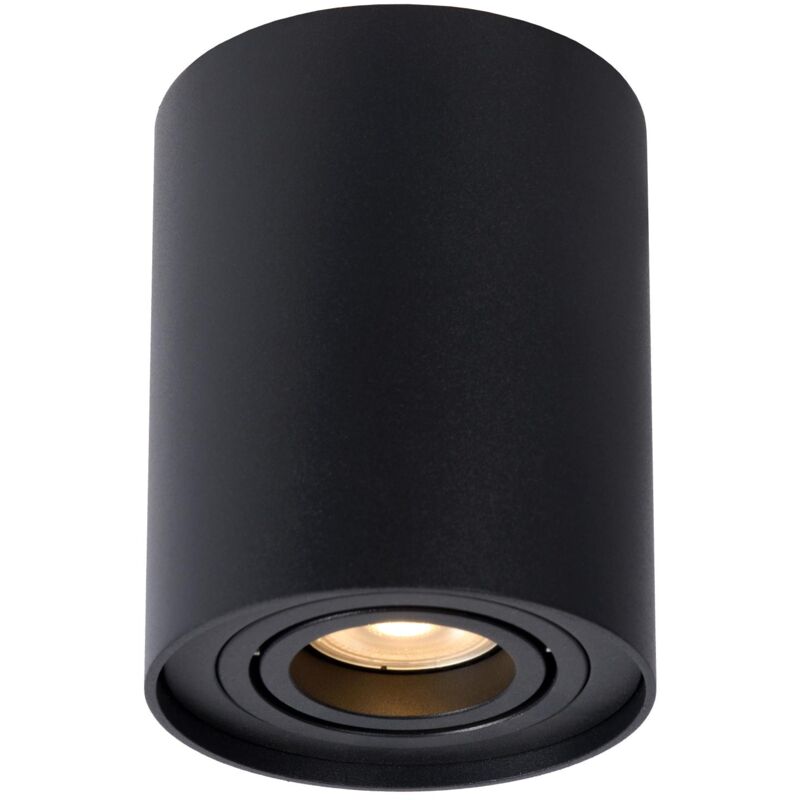 Tube Spot plafond-Noir-Ø9,6