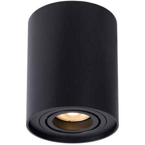 TUBE Spot plafond-Noir-Ø9,6