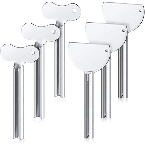 tube Squeezer Mtal 6 Pices, Tube Squeeze Acier Inoxydable, Presse Dentifrice Cosmtique, Cirage  Chaussures, Teinture Cheveux, Pour Cuisine, Salle