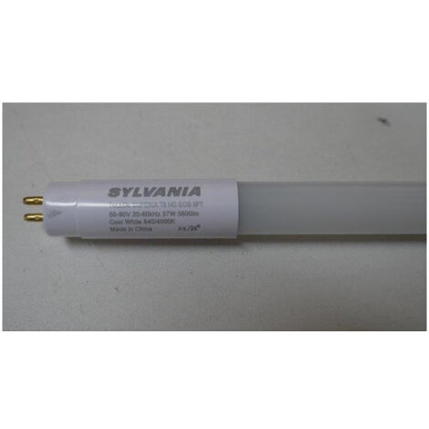 Tube T5 LED 37W (équivalent fluo 54W) 4000K 5600lm longueur 1449mm culot G5 pour ballast electronique HO Toledo Superia Sylvania