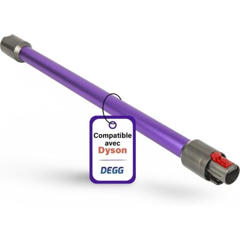 Tube télescopique - 1 Pièce - Aluminium - Compatible Dyson V7 V8 V10 V11 V15 - Extension 32mm - Violet