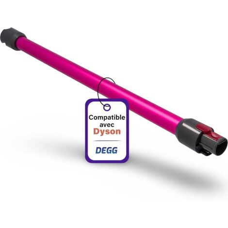 Tube Télescopique - 1 Pièce - Plastique - Extension 32mm - Compatible Dyson V7 V8 V10 V11 V15 - Rose