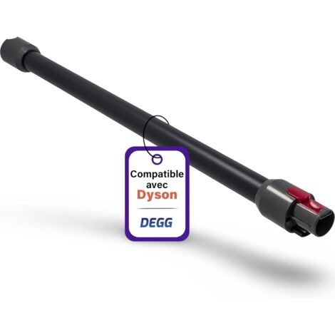 Tube Télescopique - 1 Pièce - Plastique Renforcé - Extension 32mm - Pour Dyson V7 V8 V10 V11 V15 - Noir