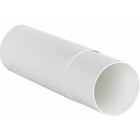 Tube telescopique blanc, 150 mm