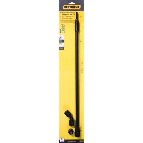 Tube telescopique composite 0,5-1m Stoprex / Profile - BERTHOUD - Garantie 2 ans