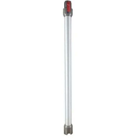 Tube Télescopique pour Dyson, Tube d'extension Rigide Compatible avec Dyson V7 V8 V10 V11 V15, Tube d'aspiration à Connexion Rapide pour Aspirateur Dyson avec Deux 2 en 1 Brosses, Argent