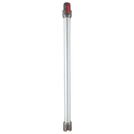 Tube Télescopique pour Dyson, XU, Tube d'extension Rigide Compatible avec Dyson V7 V8 V10 V11 V15, Tube d'aspiration à Connexion Rapide pour Aspirateur Dyson avec Deux 2 en 1 Brosses, Argent --Crezuo