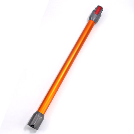 Tube Télescopique Tige Rigide Rallonge compatible pour Dyson V11 V10 V15 V8 V7 Longueur 73 CM Tube À Dégagement Rapide - rouge