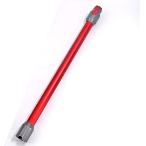 Tube Télescopique Tige Rigide Rallonge compatible pour Dyson V11 V10 V15 V8 V7 Longueur 73 CM Tube À Dégagement Rapide - rouge