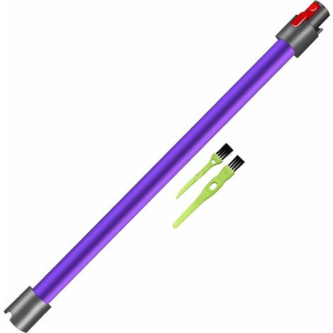 Tube Télescopique Tige Rigide Rallonge compatible pour Dyson V11 V10 V15 V8 V7 Longueur 73 CM Tube À Dégagement Rapide - Violet