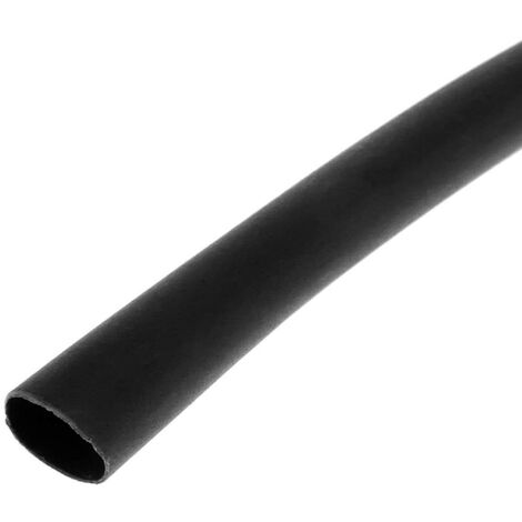 1M 13MM ACAMPTAR Tube thermoretractable noir Enveloppe de tube de gaine thermoretractable pour cable/fil electrique de voiture 