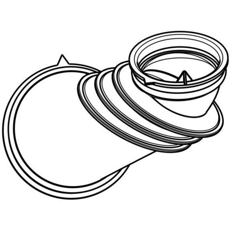 Tube tuyau d'arrivee detergent pour lave-linge Electrolux 14007548301