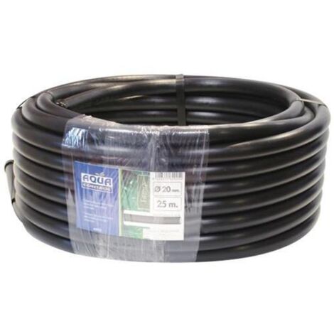 Tuberia de polietileno 25 mm 50 m negro lisa 62550 DRIP&FRESH
