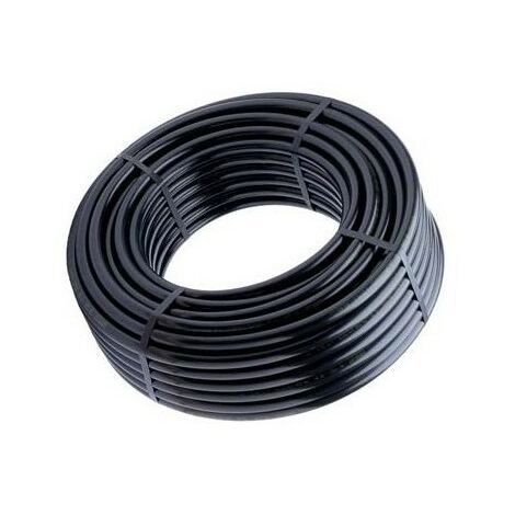 Tuberia de Polietileno agricola, 20 mm, 6 Bar, Bobina de 100 Metros, Negro