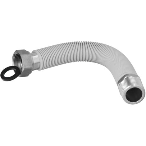 tuberia extensible agua acero inoxidable corrugado. longitud de 22,5 a 30 cm. tomas 3/4