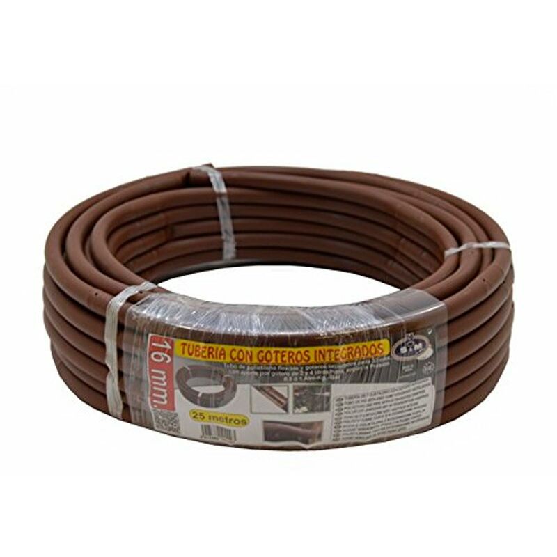 

Tubería de polietileno c/gotero 16mmx25m