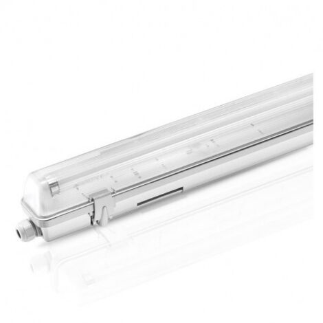 Tubes LED clair étanches sans ballast NIL IP65 Boite de 6 - 1560 x 73 x 85mm