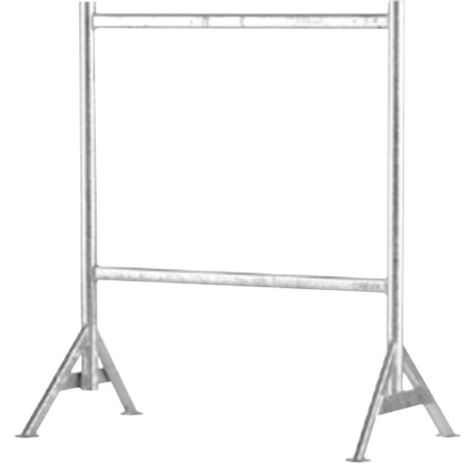 Tubesca Comabi – Base de tréteau monobloc pieds fixes en acier – Largeur utile 90 cm – Poids 15,5 kg – Garantie 2 ans
