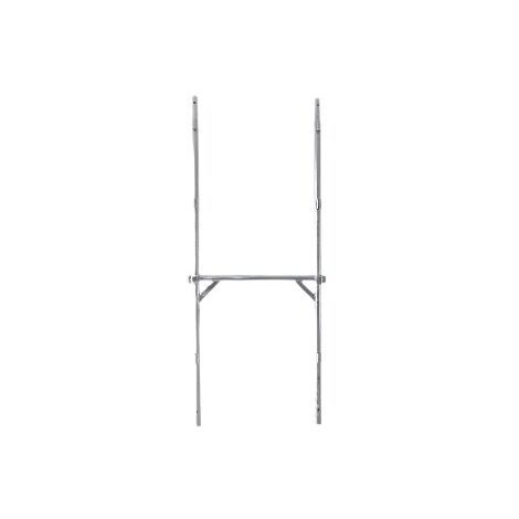 TUBESCA-COMABI - Cadre en aluminium R3 en H - Hauteur 2,00m - Tube Ø49.10 x 3.9 mm - pour échafaudage R200/M368 - Réf: 04702010