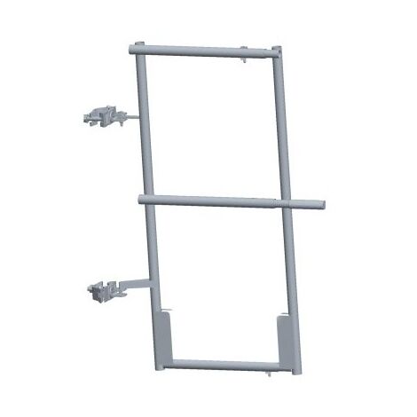 Tubesca Comabi – Garde-corps portillon réglable 0,60m à 1,00m – Conforme EN 12810/12811 – Pour échafaudages R200/M368 – Flexibilité d'utilisation chantier