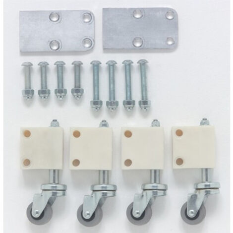 TUBESCA-Comabi - Kit 4 Roues Avec Platine + Visserie