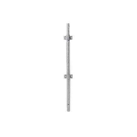 Tubesca Comabi – Montant M4100 pour échafaudage R200/M368 – Hauteur 1m – 2 nœuds – Acier robuste – Normes EN 12810/12811 – 26705