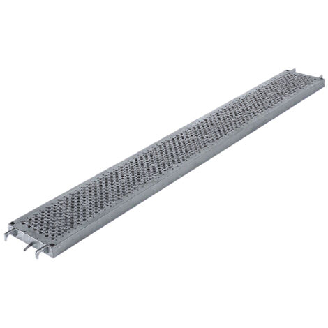 Tubesca Comabi – Plancher acier RCE250 250mm x 3m – Compatible échafaudages R200 et M368 – Conforme EN 12810 et EN 12811