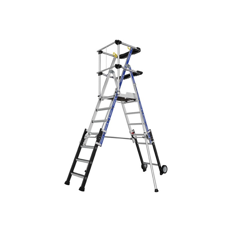 Pirl télescopique de 5 à 7 marches - Hauteur max. de travail 3.61m - 2272951