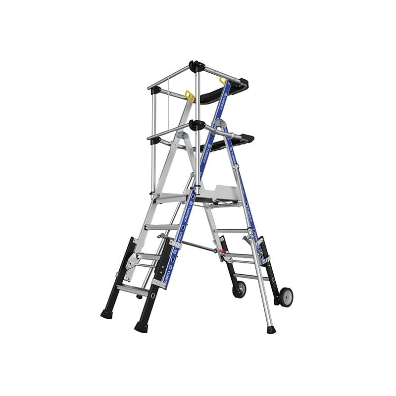 Pirl télescopique de 3 à 4 marches - Hauteur max. de travail 2.95m - 2272950