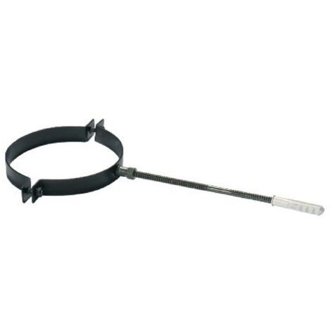 Tubi acciaio pellet 100mm accessori stufa cm25 50 100curva45°90°T rosone condensa COLLARE REGGITUBO 100 MM