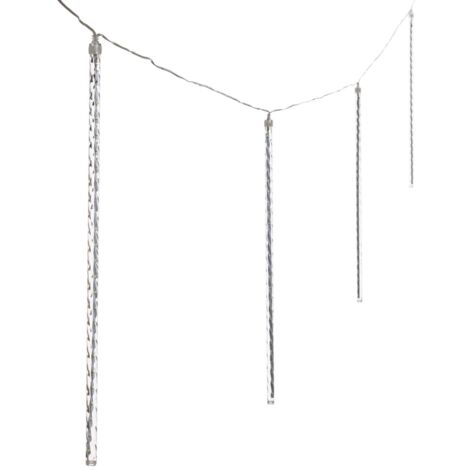 Tubi nevicata led giocoplast 10 tubi 480 luci da 5m bianco caldo - 14524548