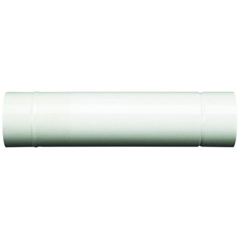 EAC - Tubo Porcellanato Per Stufe a Legna Bianco Ala Smalto Classic - ø mm.130x250h.