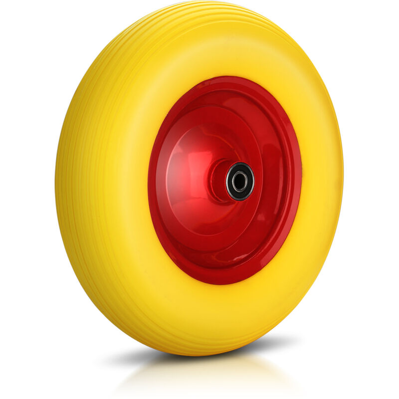 Tubiaz - Roue increvable axe déporté 390 x 95mm Alésage 20mm