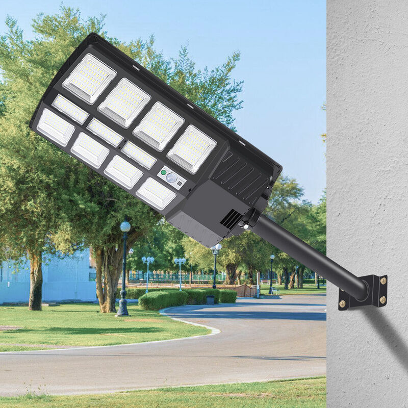 1 pcs 400W Lampes Solaires de mouvement Avec Modes à Distance, 600lm Lampes Solaires Extérieures - Tubiaz