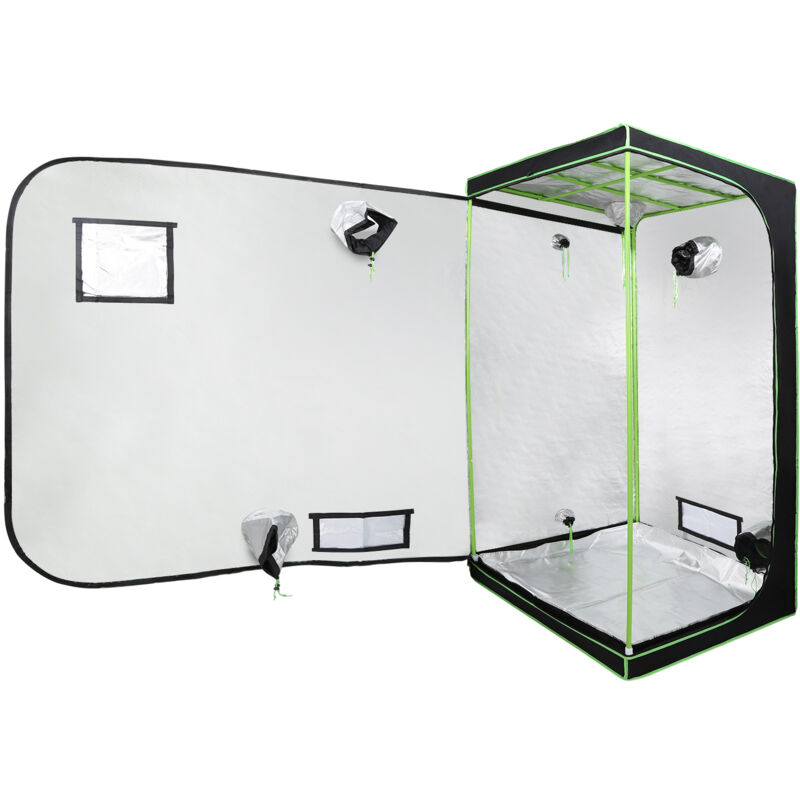 Tubiaz - 120x60x180cm Tente de culture pour plantes Tente de culture Serre Boîte Jardin Culture Légumes Herbes Armoire de culture