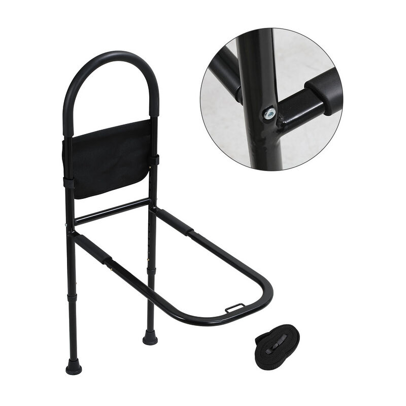Tubiaz - Barrière de Lit Adulte, Barre d'Appui pour Lit Anti-Chutes, Poche Amovible,Hauteur réglable (80-140cm), Personnes Âgées Handicapées