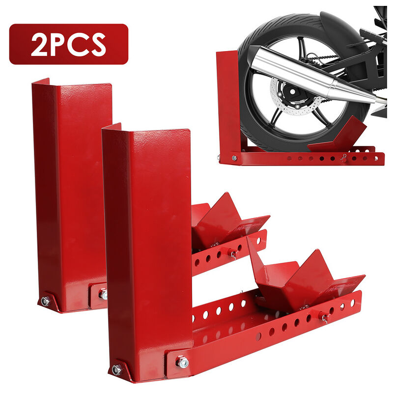 Béquille d'atelier Stand Pour Moto en Acier avant 300kg support roue élévateur moto de Montage Atelier Stockage 1PCS - Tubiaz