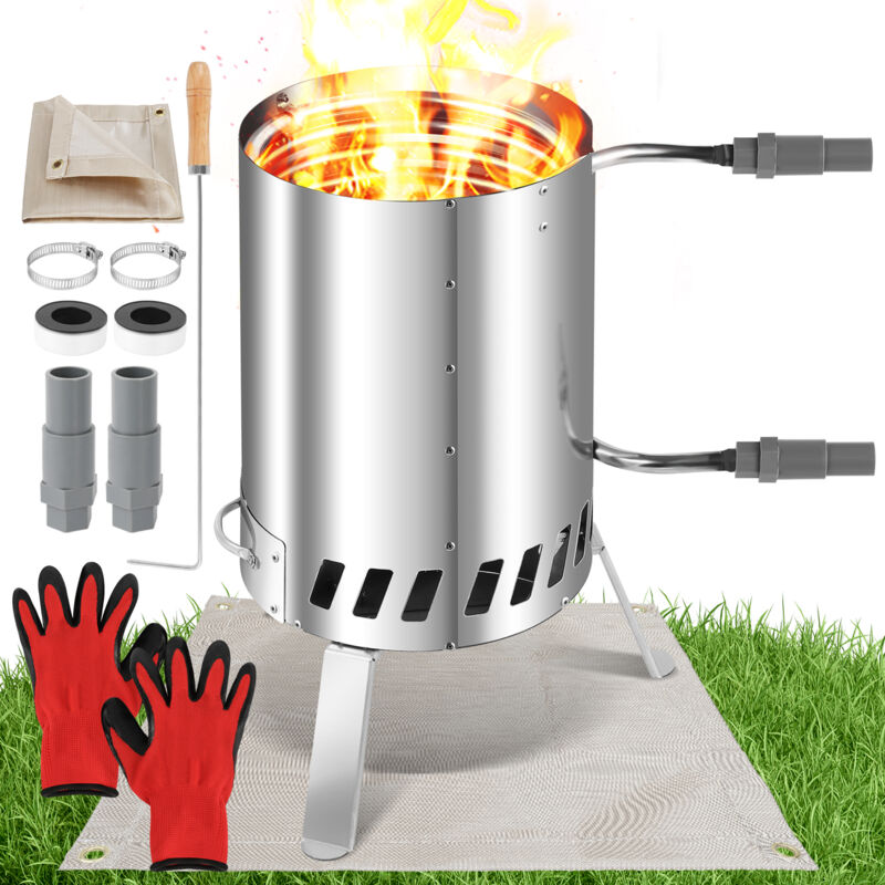 Chauffage de la piscine Spirale en acier inoxydable Tuyau de piscine Chauffage de la piscine avec tapis de feu - Tubiaz