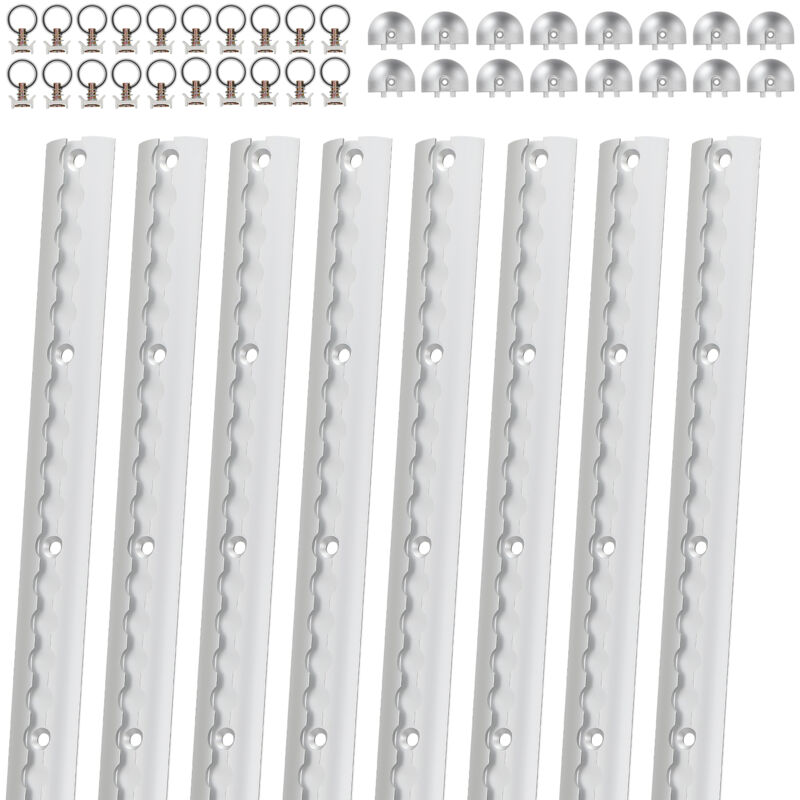 Tubiaz Set de rail, Aluminium, Arrimage du chargement, 8×1M