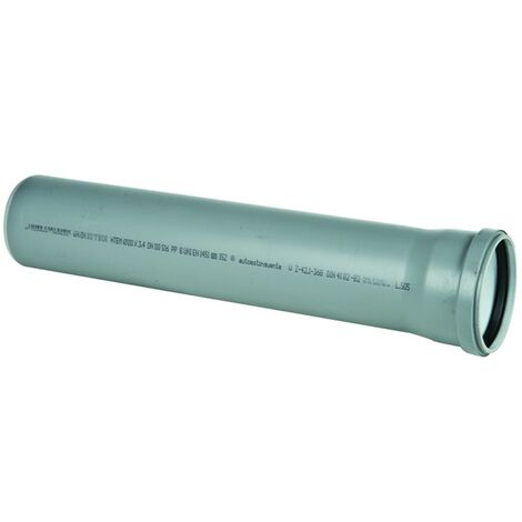 TUBO 1 BICCHIERE AD INNESTO IN PP CON GUARNIZIONE SERIE ED TECH ø160 MT 3   WAVIN ITALIA S.P.A.