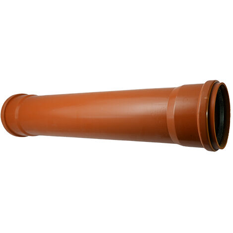 TUBO 2 BICCHIERI RAL  8023 Diam. 100 lungh. 2000
