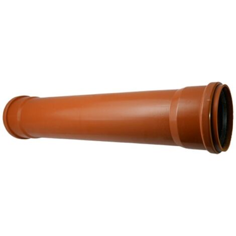 TUBO 2 BICCHIERI RAL  8023 Diam. 100 lungh. 2000