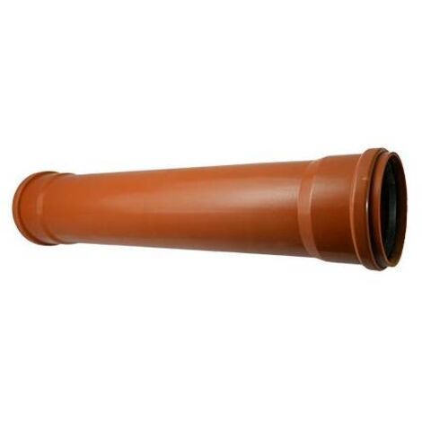 TUBO 2 BICCHIERI RAL  8023 Misura: Diam. 100 lungh. 2000