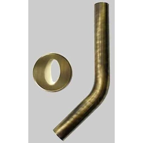 Tubo A 45° Per Cassetta Alta Bronzato Ø 30