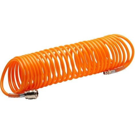 Tubo a spirale ad aria compressa 15 metri Adattatore rapido.