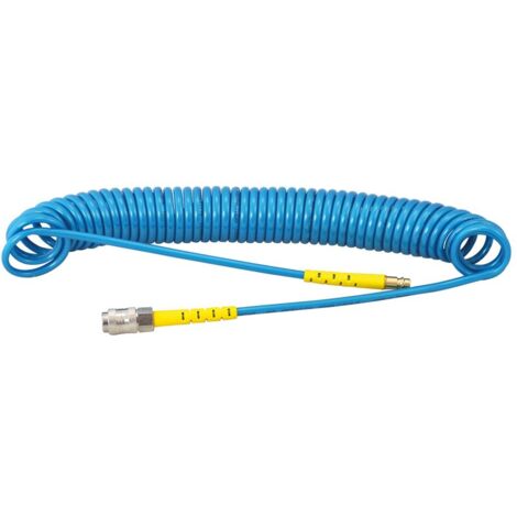 Tubo A Spirale In Poliuretano Raccordato 8 X   5 - Mt 4