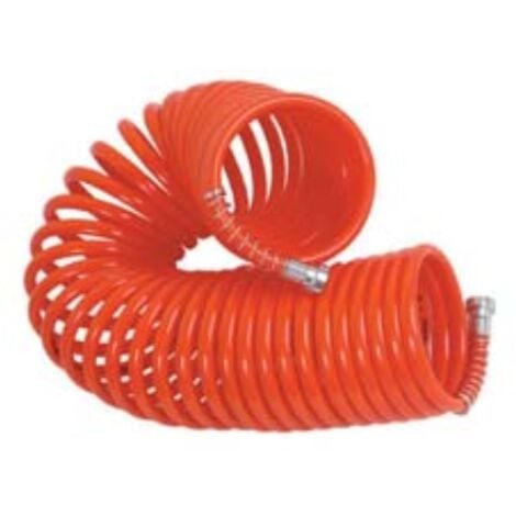 Tubo a spirale per compressori con attacchi a baionetta - ø mm.6x8 mt.7,5 Excel