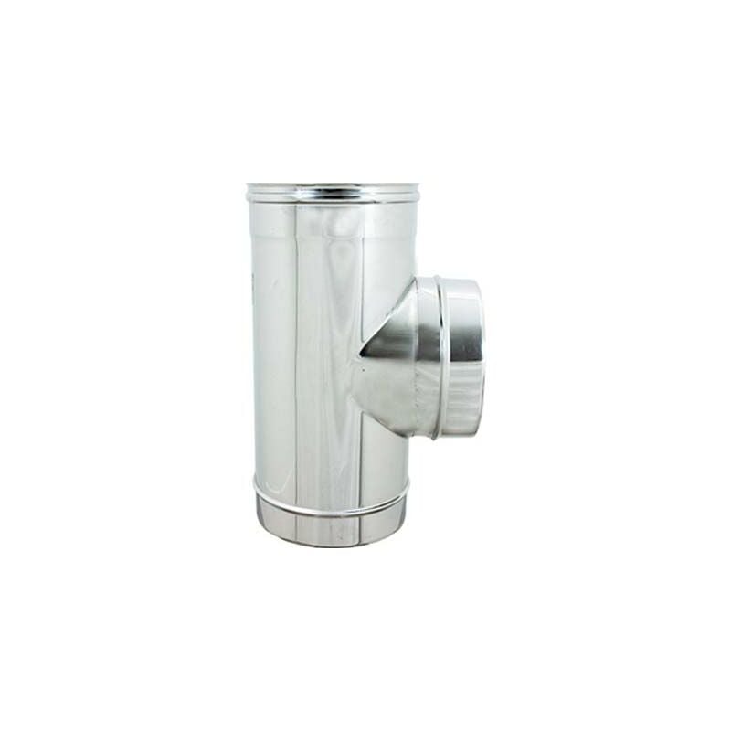 Tubo a tee 90° mmf acciaio inox aisi 304 cm 15 mmf Zincogroup